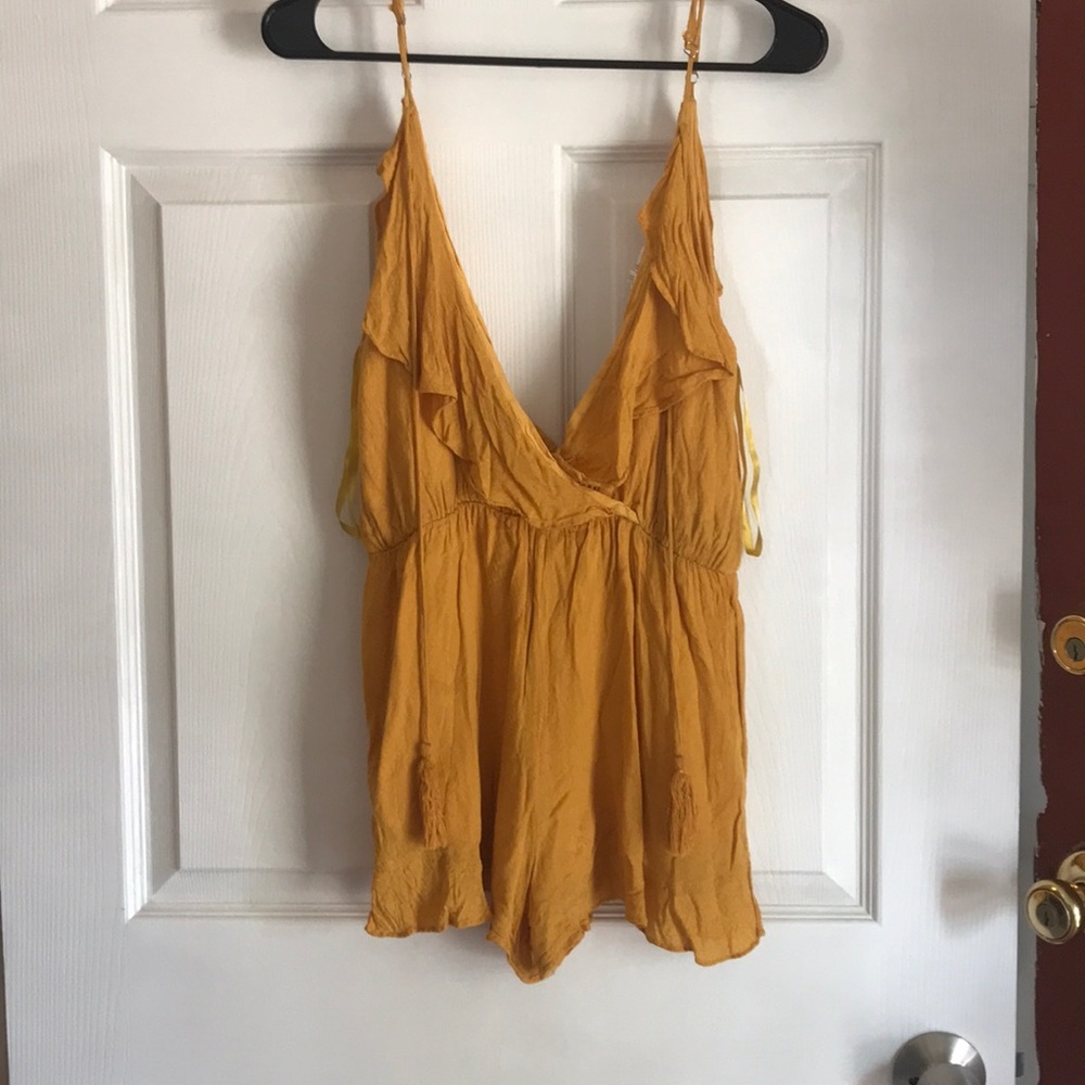 Gold romper